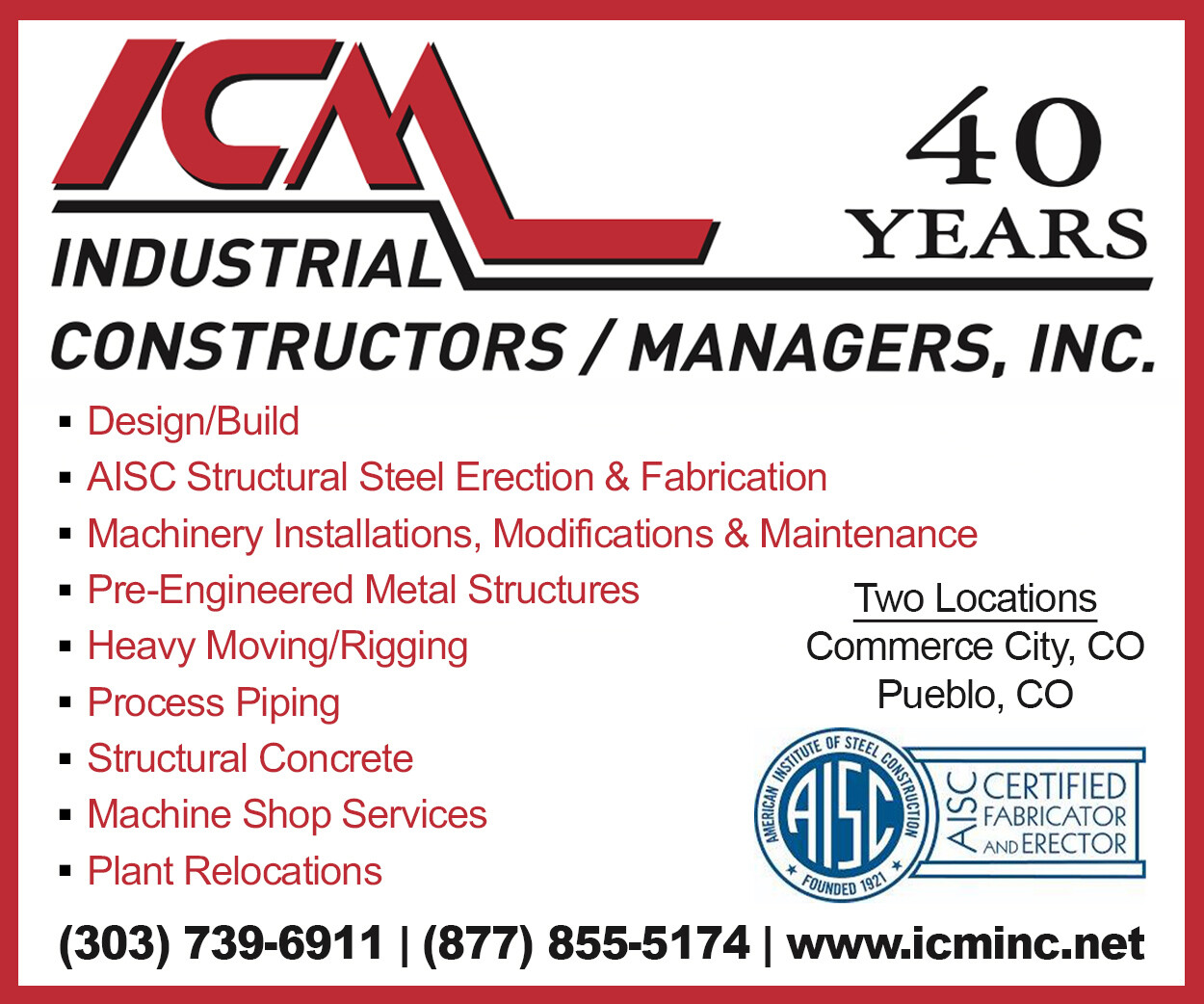 Industrial Constructors and Managers - ICM