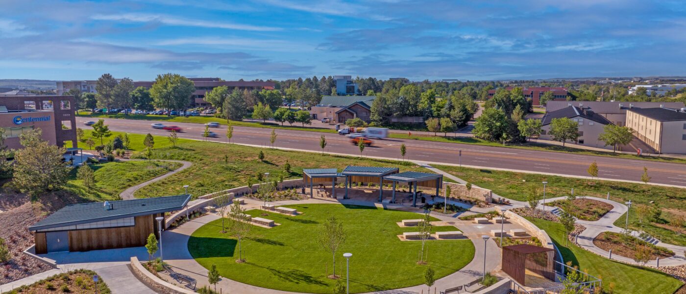 Centennial Park Expansion - aerial view