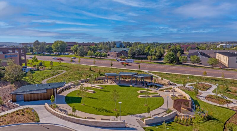 Centennial Park Expansion - aerial view