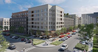 The Broadleaf, a mixed-use residential development in Denver, CO.