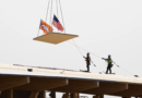 Broncos Park tops out.
