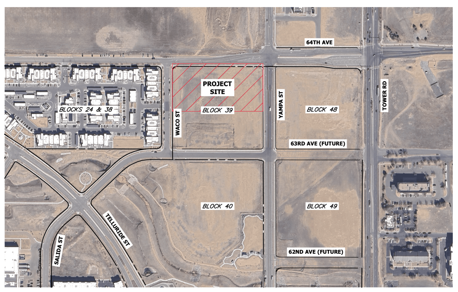 A new mixed-use development near Denver International Airport.