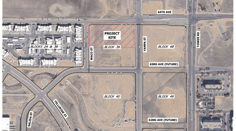 A new mixed-use development near Denver International Airport.