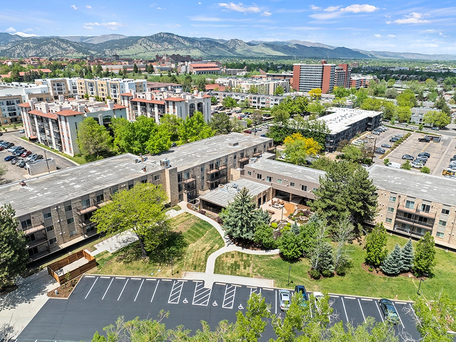 Brickstone Partners secured $49 million in refinancing for Mountainaire, a multifamily property in Boulder, CO.