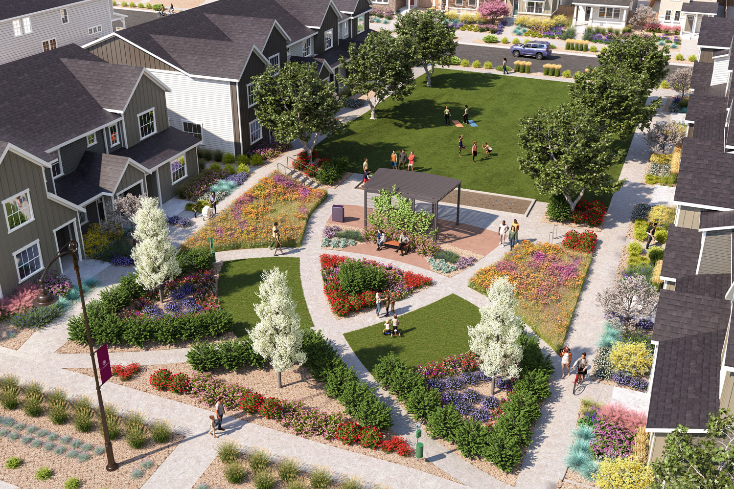 Parterre, a single-family home and mixed-use community.