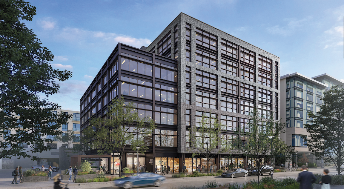 Milwaukee Place, a new office building in Denver.