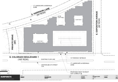 Shopping Center Multifamily Housing conversion in Denver's Belcaro Neighborhood