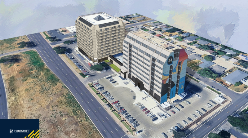 Stapleton hotel conversion to multifamily residential units - rendering.