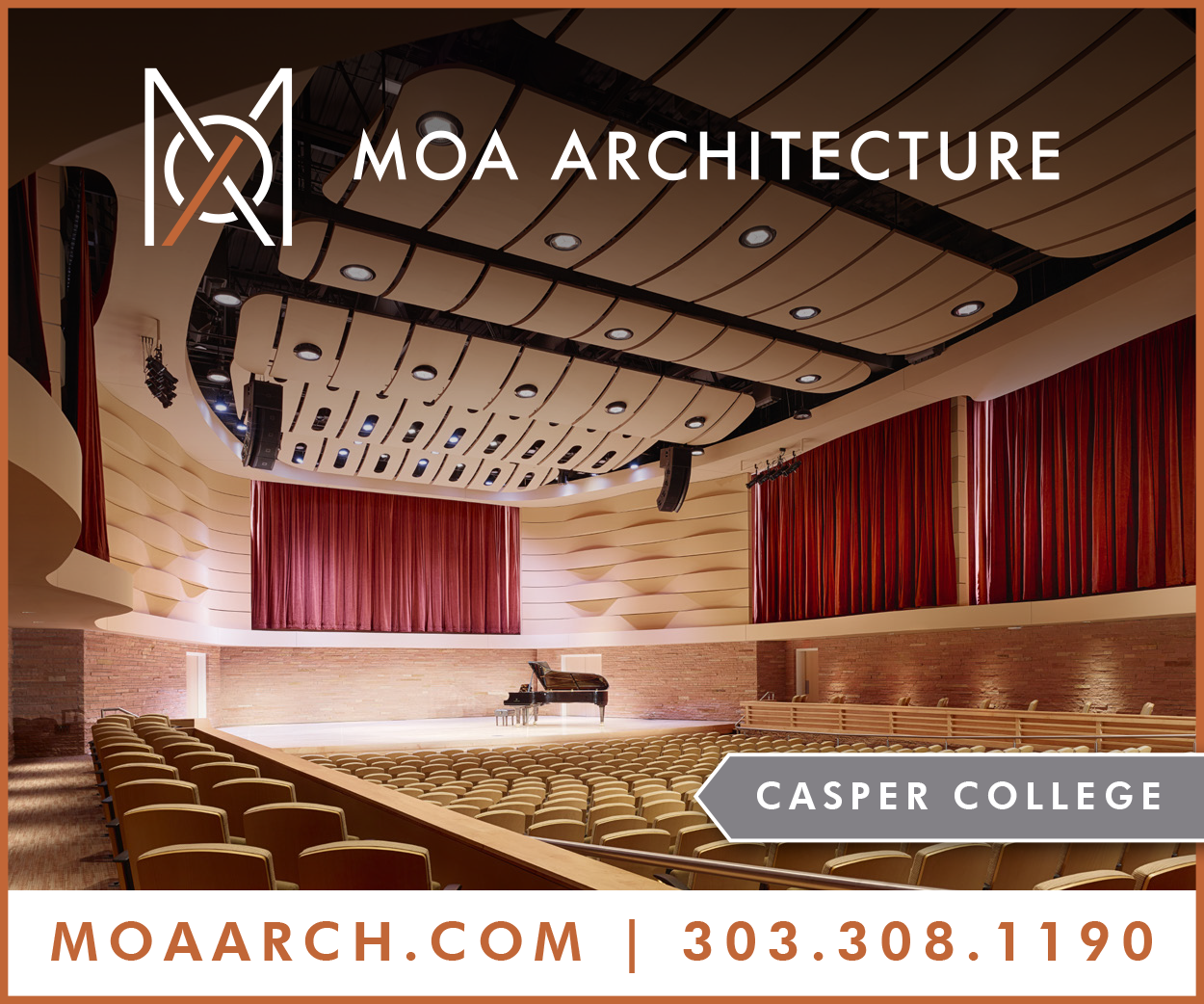 MOA Architecture banner ad on CCD Magazine.