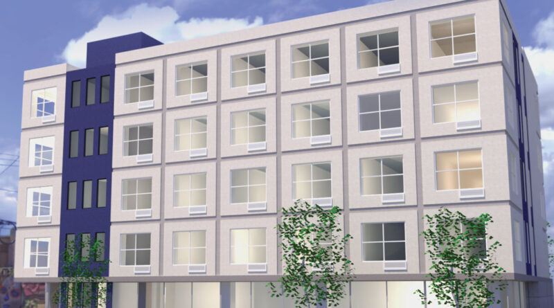 Blue Room House One in Denver's Sante Fe Art District rendering.