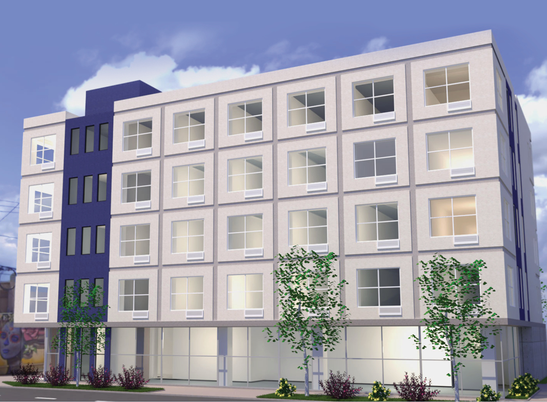 Blue Room House One in Denver's Sante Fe Art District rendering.