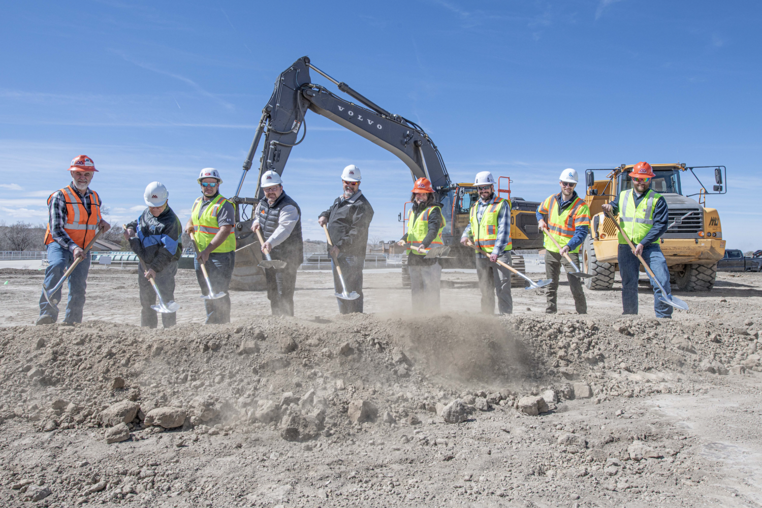City of Montrose wastewater treatment plant breaks ground.