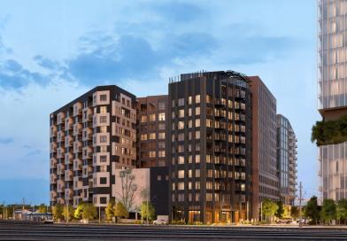 AVE Station House, a luxury apartment rendering.