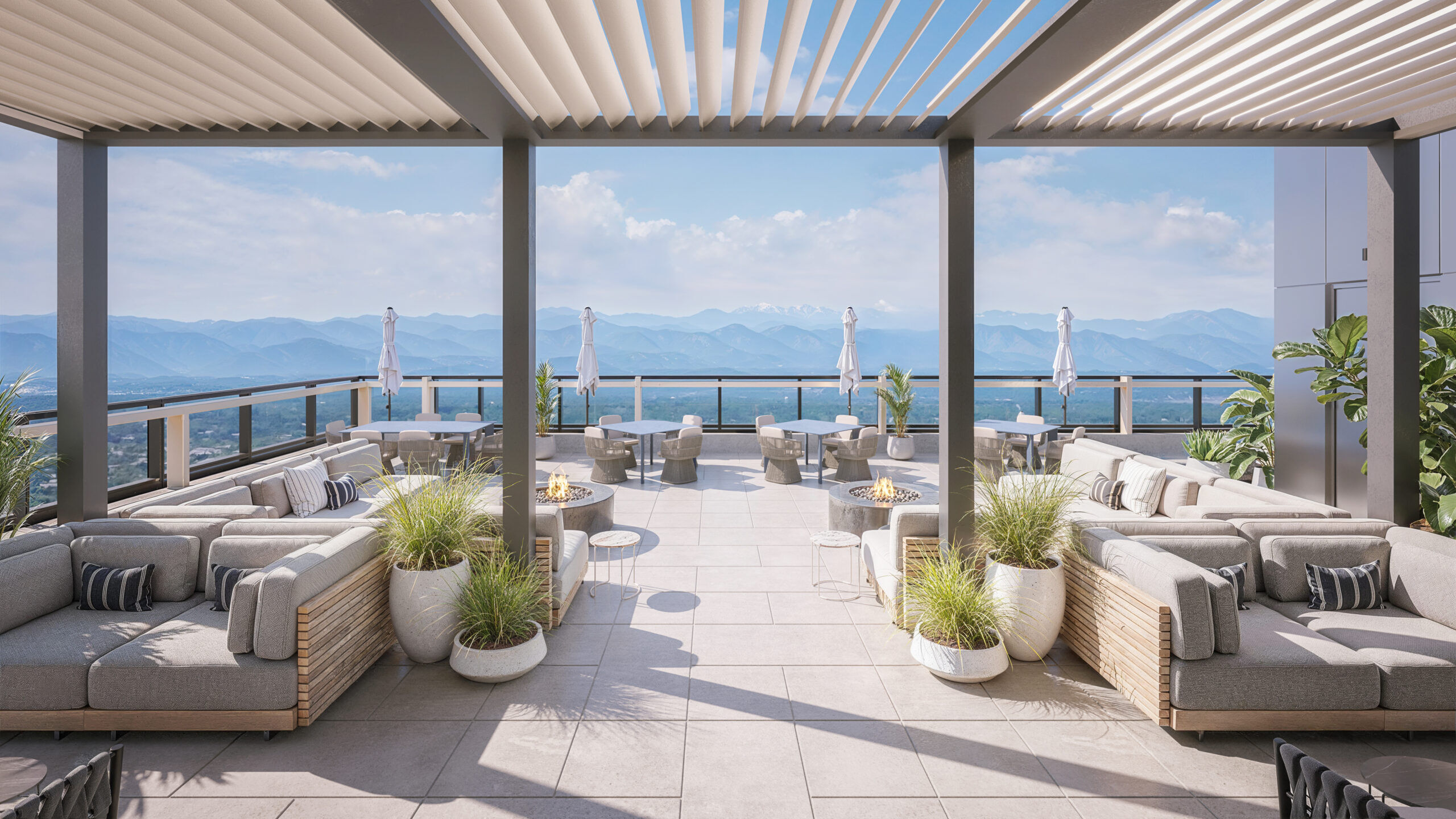 Apiary Residences rooftop deck in Denver