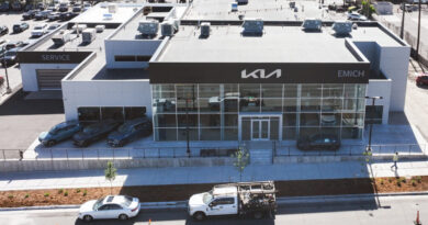 Emich Kia Dealership in Denver drone photo
