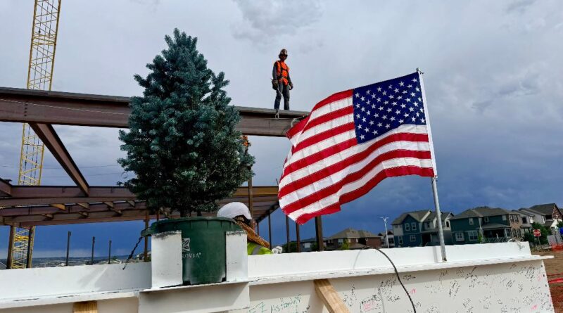 Elementary School 51 tops out.