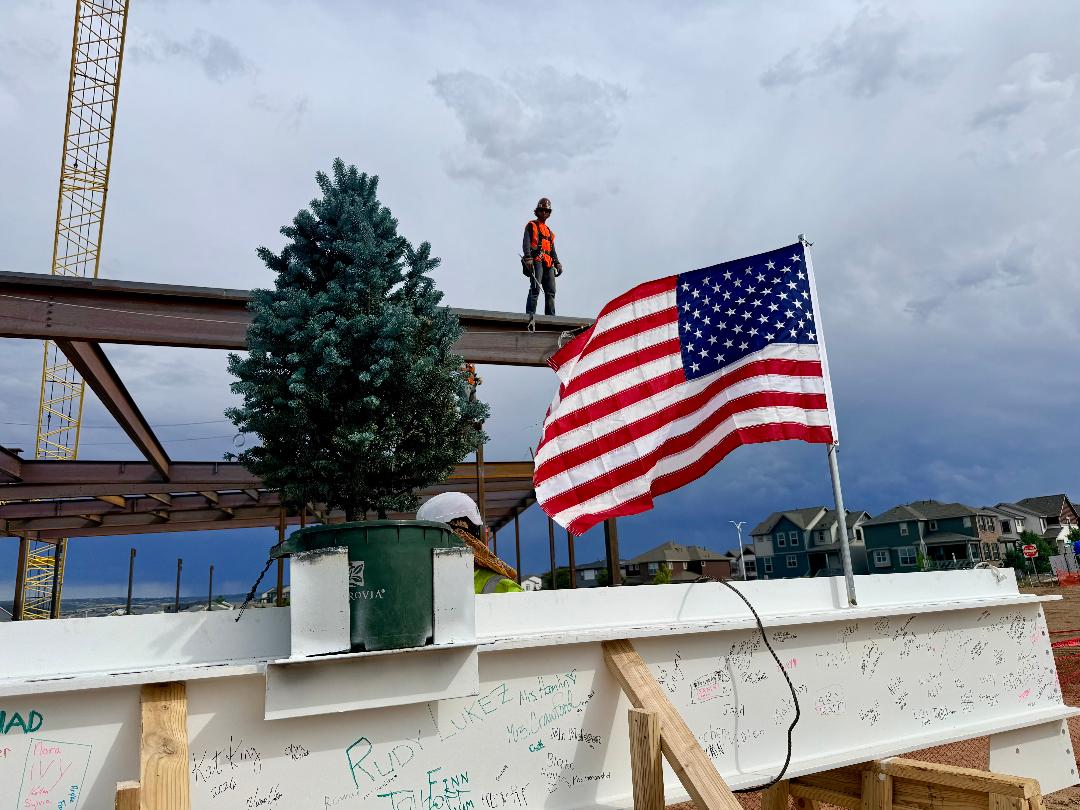 Elementary School 51 tops out.