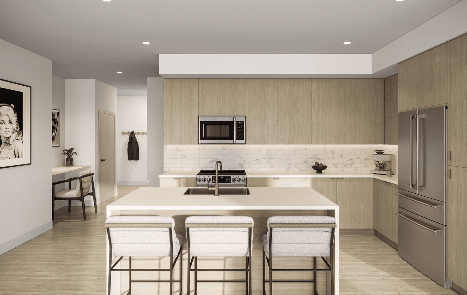The Oasis Apartments kitchen