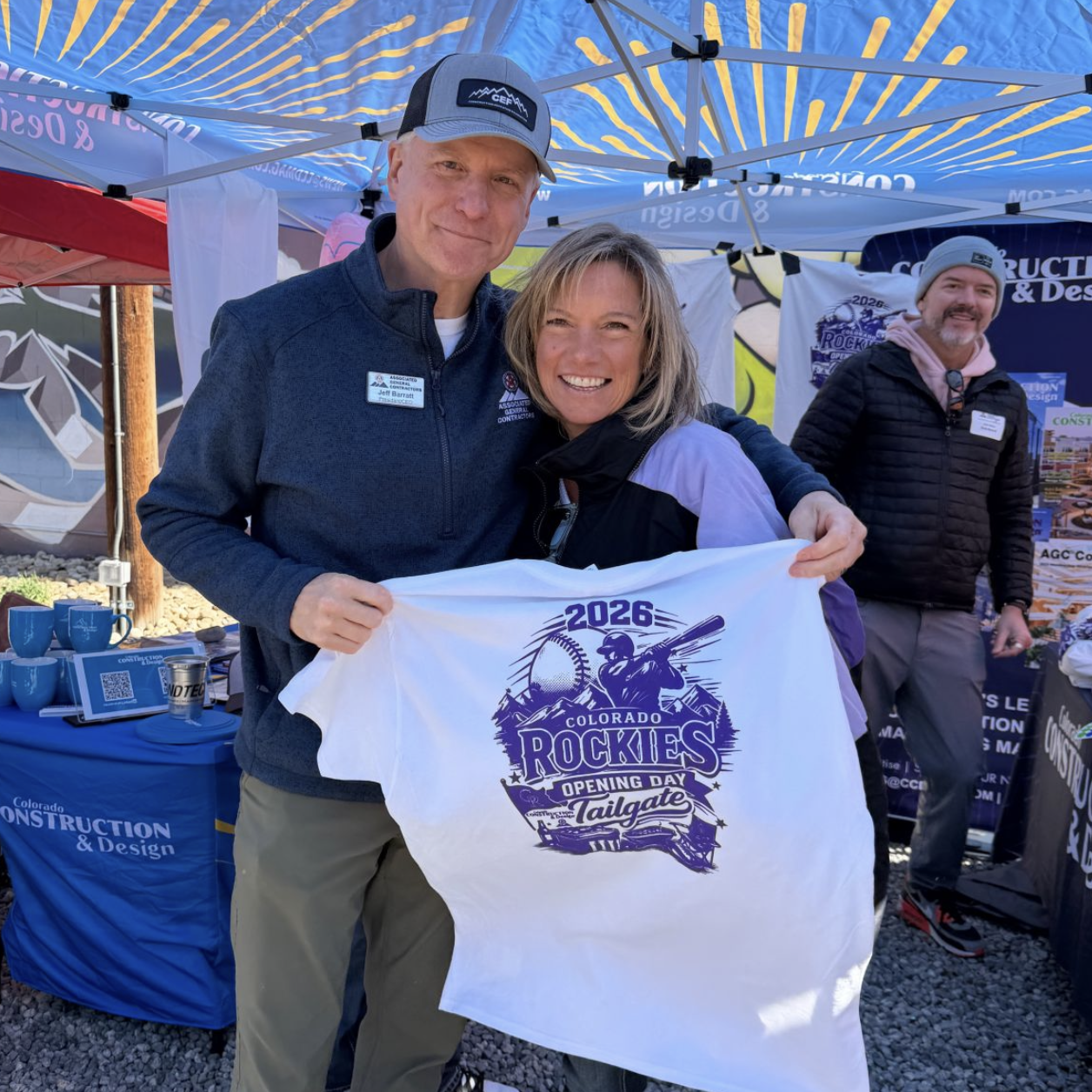 Jeff Barrat, CEO-AGC Colorado with Polly Ayres-Publisher-CCD Magazine